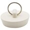Thrifco Plumbing 1-5/8 Inch Universal Rubber Sink Drain Stopper in White 4400605 - alternate 4